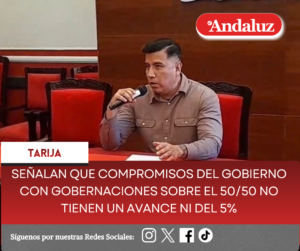 Señalan que compromisos del gobierno con gobernaciones sobre el 50/50 no tienen un avance ni del 5% 