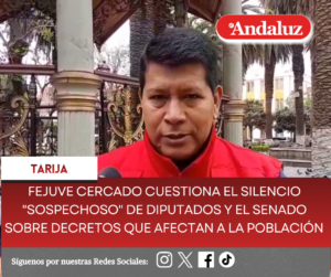 Fejuve Cercado cuestiona el silencio «sospechoso» de Diputados y el Senado sobre Decretos que afectan a la población  