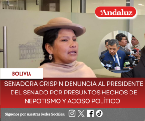 Senadora Crispín denuncia al presidente del Senado por presuntos hechos de nepotismo y acoso político
